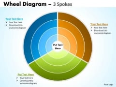 Business Diagram Wheel Diagram 3 Spokes Sales Diagram Business Diagram Wheel Diagram 3 Spokes Sales Diagram