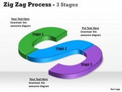 Business Diagram Zig Zag 3 Step Marketing Diagram Business Diagram Zig Zag 3 Step Marketing Diagram