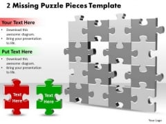 Business Finance Strategy Development 2 Missing Puzzle Pieces Business Diagram Business Finance Strategy Development 2 Missing Puzzle Pieces Business Diagram