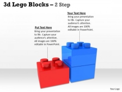 Business Finance Strategy Development 3d Lego Blocks 2 Step Sales Diagram Business Finance Strategy Development 3d Lego Blocks 2 Step Sales Diagram
