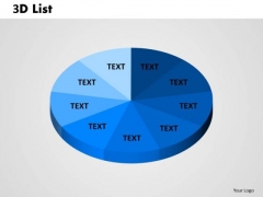 Business Finance Strategy Development 3d List Pie Circular 1 Consulting Diagram Business Finance Strategy Development 3d List Pie Circular 1 Consulting Diagram