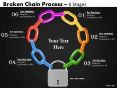 Business Finance Strategy Development Broken Chain Process 6 Stages Sales Diagram Business Finance Strategy Development Broken Chain Process 6 Stages Sales Diagram