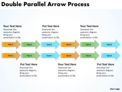 Business Finance Strategy Development Double Parallel Arrow Process Business Framework Model Business Finance Strategy Development Double Parallel Arrow Process Business Framework Model