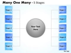 Business Finance Strategy Development Many One Many 5 Step Business Diagram Business Finance Strategy Development Many One Many 5 Step Business Diagram