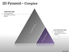 Business Framework Model 2d Pyramid With Two Stages Strategy Diagram Business Framework Model 2d Pyramid With Two Stages Strategy Diagram
