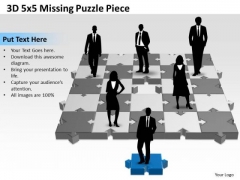 Business Framework Model 3d 5x5 Missing Puzzle Piece Marketing Diagram Business Framework Model 3d 5x5 Missing Puzzle Piece Marketing Diagram