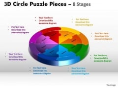 Business Framework Model 3d Circle Puzzle Diagram 8 Stages Strategy Diagram Business Framework Model 3d Circle Puzzle Diagram 8 Stages Strategy Diagram