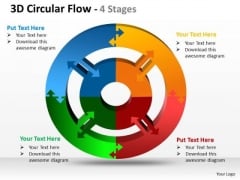 Business Framework Model 3d Circular Flow 4 Stages Business Diagram Business Framework Model 3d Circular Flow 4 Stages Business Diagram