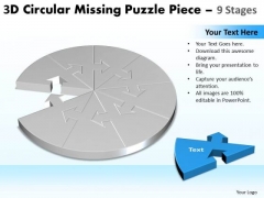 Business Framework Model 3d Circular Missing Puzzle Piece 9 Stages Marketing Diagram Business Framework Model 3d Circular Missing Puzzle Piece 9 Stages Marketing Diagram