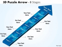 Business Framework Model 3d Puzzle Arrow 8 Stages Business Diagram Business Framework Model 3d Puzzle Arrow 8 Stages Business Diagram