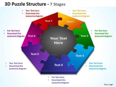 Business Framework Model 3d Puzzle Structure 7 Stages Strategy Diagram Business Framework Model 3d Puzzle Structure 7 Stages Strategy Diagram