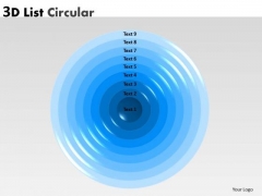 Business Framework Model 9 Staged Circular Chart Strategic Management