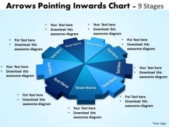 Business Framework Model Arrows Pointing Inwards Chart 9 Stages Marketing Diagram Business Framework Model Arrows Pointing Inwards Chart 9 Stages Marketing Diagram