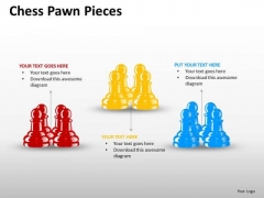 Business Framework Model Chess Pawn Pieces Consulting Diagram