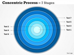Business Framework Model Concentric Process 7 Stages Strategy Diagram Business Framework Model Concentric Process 7 Stages Strategy Diagram