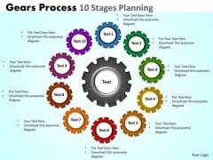 Business Framework Model Gears Process 10 Stages Planning Business Diagram Business Framework Model Gears Process 10 Stages Planning Business Diagram
