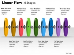 Business Framework Model Linear Flow 9 Stages Strategy Diagram Business Framework Model Linear Flow 9 Stages Strategy Diagram