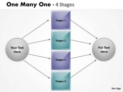 Business Framework Model One Many One 4 Step Business Cycle Diagram Business Framework Model One Many One 4 Step Business Cycle Diagram