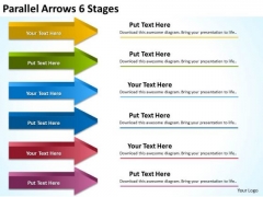 Business Framework Model Parallel Arrows 6 Stages Consulting Diagram Business Framework Model Parallel Arrows 6 Stages Consulting Diagram