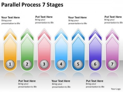 Business Framework Model Parallel Process 7 Stages Strategy Diagram Business Framework Model Parallel Process 7 Stages Strategy Diagram