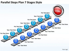 Business Framework Model Parallel Steps Plan 7 Stages Style Strategic Management Business Framework Model Parallel Steps Plan 7 Stages Style Strategic Management
