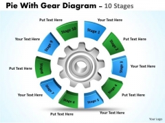 Business Framework Model Pie With Gear Diagram 10 Stages Strategy Diagram Business Framework Model Pie With Gear Diagram 10 Stages Strategy Diagram