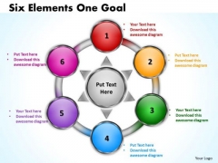 Business Framework Model Six Elements Diagrams One Goal Sales Diagram Business Framework Model Six Elements Diagrams One Goal Sales Diagram