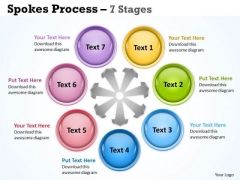 Business Framework Model Spokes Process 7 Stages Business Diagram Business Framework Model Spokes Process 7 Stages Business Diagram