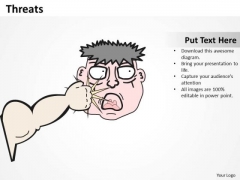Business Framework Model Threats Strategy Diagram Business Framework Model Threats Strategy Diagram