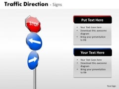 Business Framework Model Traffic Direction Signs Sales Diagram Business Framework Model Traffic Direction Signs Sales Diagram
