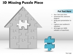 Consulting Diagram 3d Home 1 Missing Puzzle Piece Home Business Diagram Consulting Diagram 3d Home 1 Missing Puzzle Piece Home Business Diagram