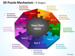 Consulting Diagram 3d Puzzle Mechanism 9 Stages Business Cycle Diagram Consulting Diagram 3d Puzzle Mechanism 9 Stages Business Cycle Diagram