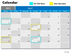 Consulting Diagram Blue Calendar 2011 Mba Models And Frameworks