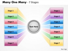 Consulting Diagram Many One Many 7 Stages Business Diagram Consulting Diagram Many One Many 7 Stages Business Diagram