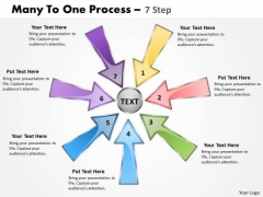 Consulting Diagram Many To One Process 7 Step Marketing Diagrams