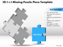 Marketing Diagram 3d 2x2 Missing Puzzle Piece Business Framework Model Marketing Diagram 3d 2x2 Missing Puzzle Piece Business Framework Model