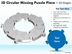 Marketing Diagram 3d Circular Missing Puzzle Piece 10 Stages Business Framework Model Marketing Diagram 3d Circular Missing Puzzle Piece 10 Stages Business Framework Model