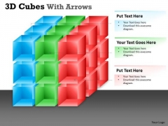Marketing Diagram 3d Cubes With Arrows Design Business Framework Model Marketing Diagram 3d Cubes With Arrows Design Business Framework Model