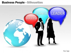 Marketing Diagram Business People Silhouettes Business Cycle Diagram Marketing Diagram Business People Silhouettes Business Cycle Diagram