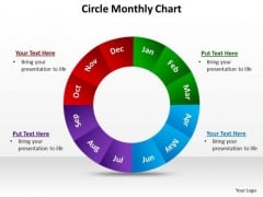 Marketing Diagram Circle Monthly Chart Consulting Diagram Marketing Diagram Circle Monthly Chart Consulting Diagram