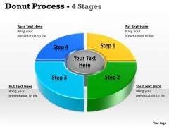 Marketing Diagram Donut Process Step Business Diagram Marketing Diagram Donut Process Step Business Diagram