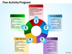 Marketing Diagram Five Activity Program Sales Diagram