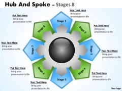 Marketing Diagram Hub And Spoke Stages Consulting Diagram