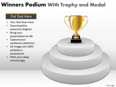 Marketing Diagram Winners Podium With Trophy And Medal Business Framework Model Marketing Diagram Winners Podium With Trophy And Medal Business Framework Model