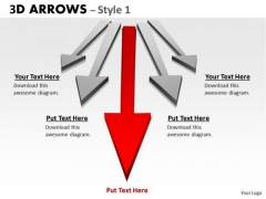 Mba Models And Frameworks 3d Arrows Styli 5 Consulting Diagram