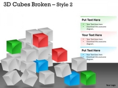 Mba Models And Frameworks 3d Cubes Broken Style Strategy Diagram Mba Models And Frameworks 3d Cubes Broken Style Strategy Diagram