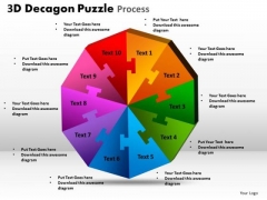 Mba Models And Frameworks 3d Decagon Puzzle Process Strategy Diagram Mba Models And Frameworks 3d Decagon Puzzle Process Strategy Diagram