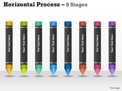 Mba Models And Frameworks Horizontal Process 8 Stages Strategy Diagram