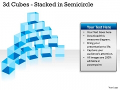 Sales Diagram 3d Cubes Stacked In Semicircle Strategic Management Sales Diagram 3d Cubes Stacked In Semicircle Strategic Management