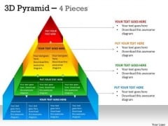 Sales Diagram 3d Pyramid 4 Pieces Diagram Marketing Diagram